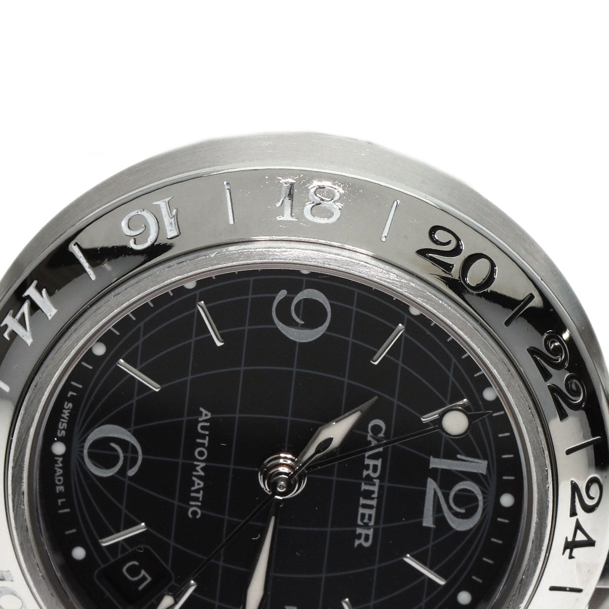 CARTIER Cartier Pasha C Meridian Watches W31079M7 Stainless Steel/Stainless Steel mens