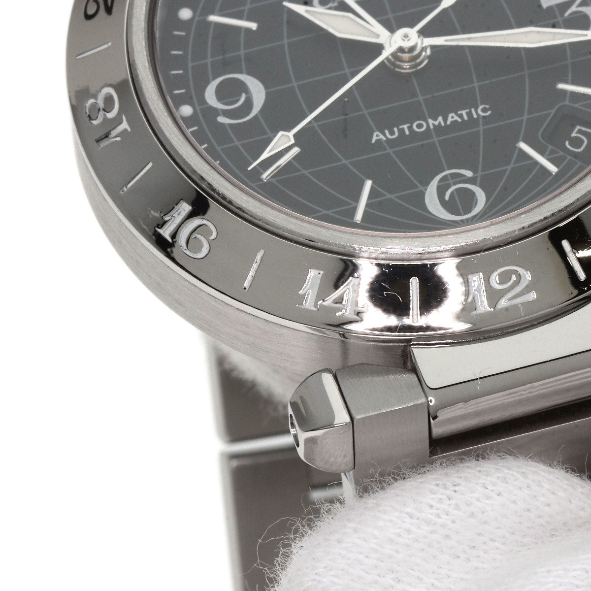 CARTIER Cartier Pasha C Meridian Watches W31079M7 Stainless Steel/Stainless Steel mens