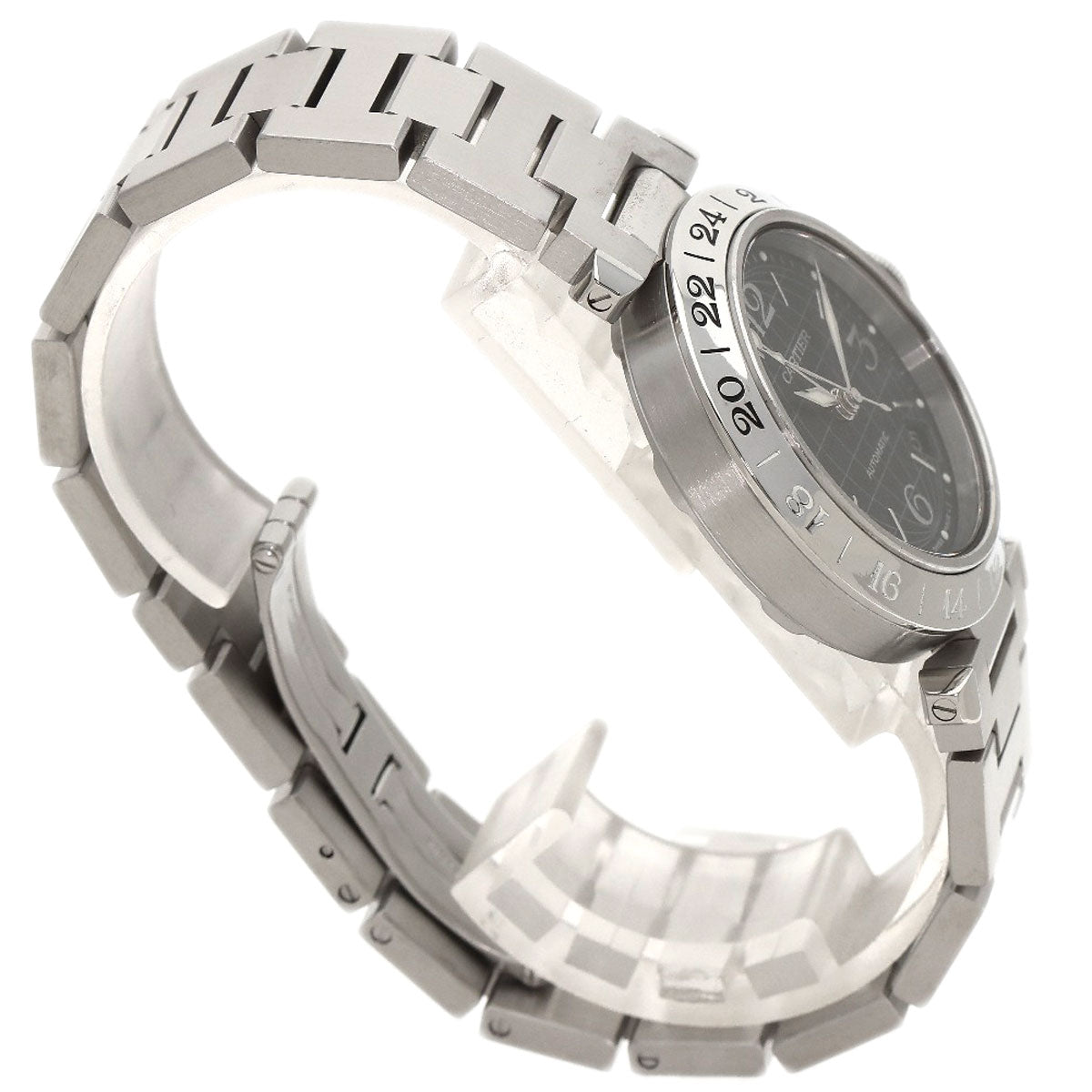 CARTIER Cartier Pasha C Meridian Watches W31079M7 Stainless Steel/Stainless Steel mens