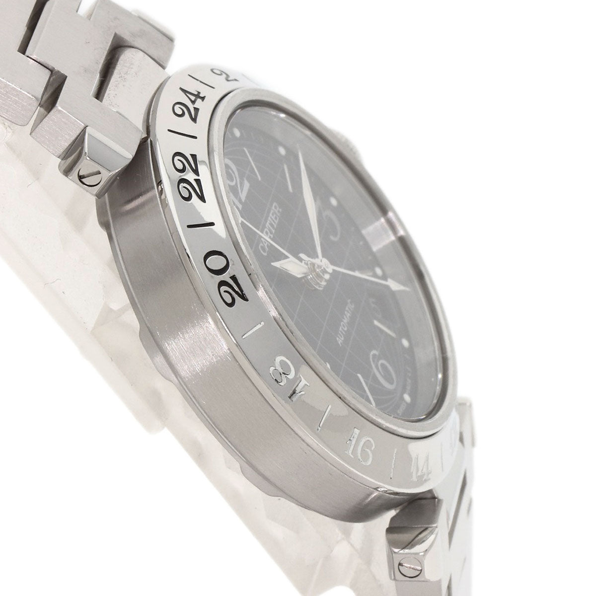 CARTIER Cartier Pasha C Meridian Watches W31079M7 Stainless Steel/Stainless Steel mens