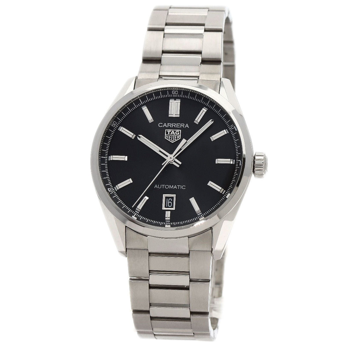 TAG HEUER Carrera Caliber 5 Watches WBN2110.BA063 Stainless Steel/Stainless Steel mens