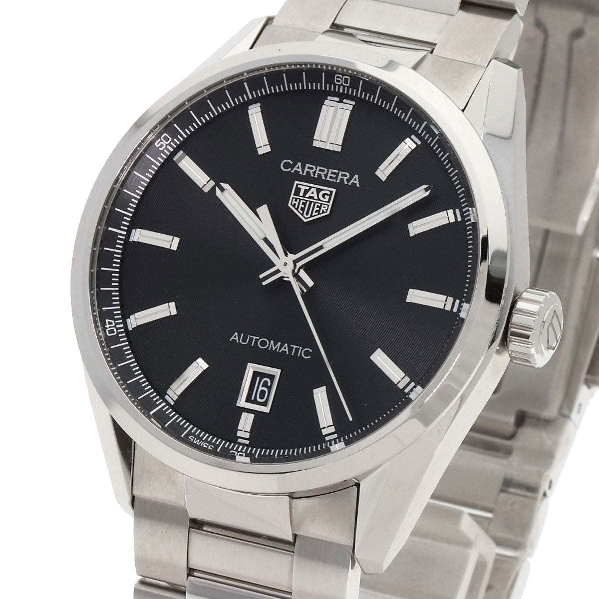 TAG HEUER Carrera Caliber 5 Watches WBN2110.BA063 Stainless Steel/Stainless Steel mens