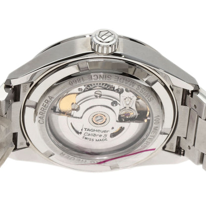 TAG HEUER Carrera Caliber 5 Watches WBN2110.BA063 Stainless Steel/Stainless Steel mens