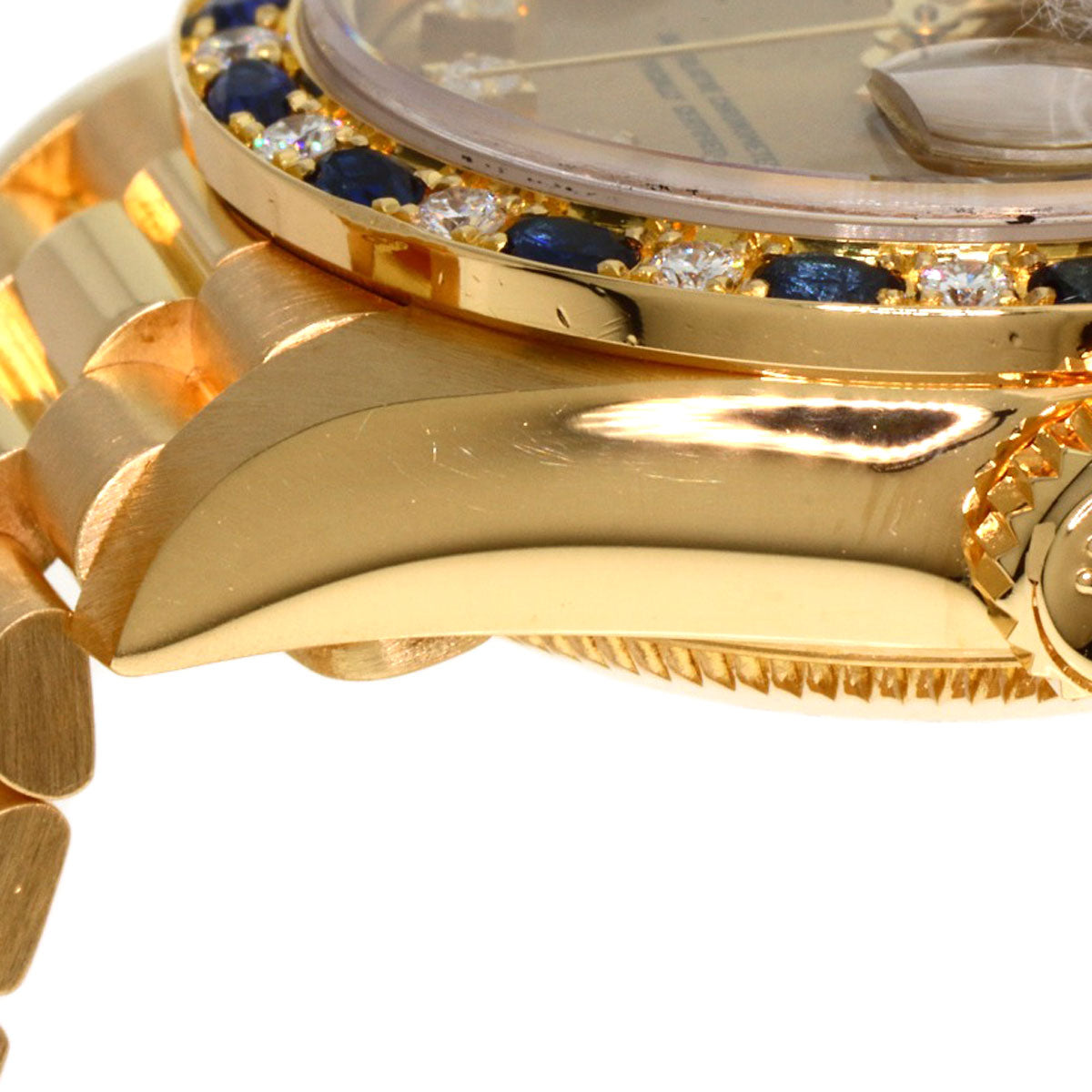 ROLEX Datejust Sapphire Diamond Watches 69198SA K18 Yellow Gold/18K Yellow Gold Ladies