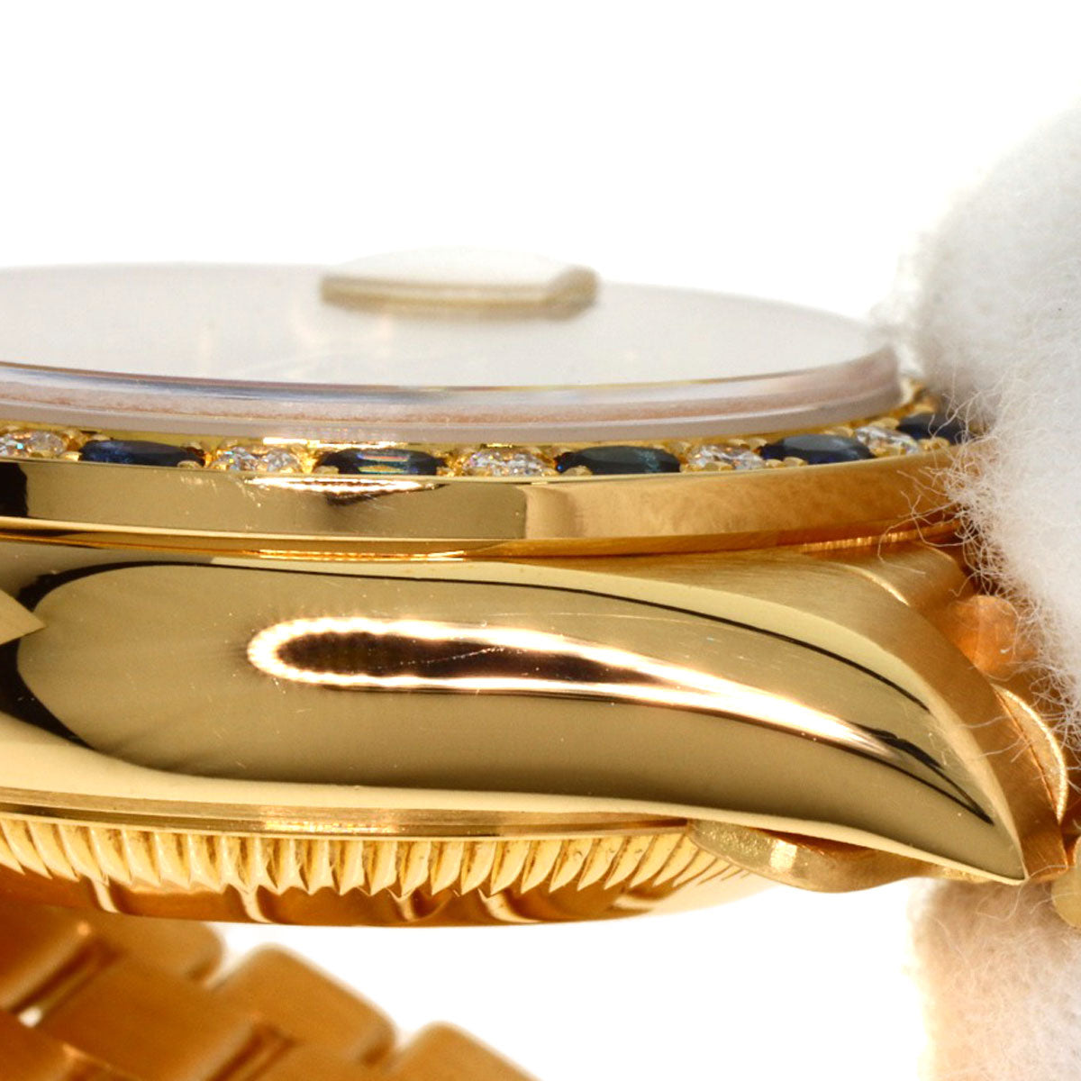 ROLEX Datejust Sapphire Diamond Watches 69198SA K18 Yellow Gold/18K Yellow Gold Ladies