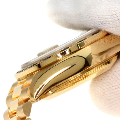 ROLEX Datejust Sapphire Diamond Watches 69198SA K18 Yellow Gold/18K Yellow Gold Ladies