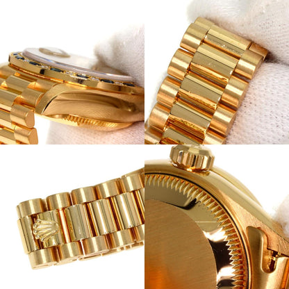 ROLEX Datejust Sapphire Diamond Watches 69198SA K18 Yellow Gold/18K Yellow Gold Ladies