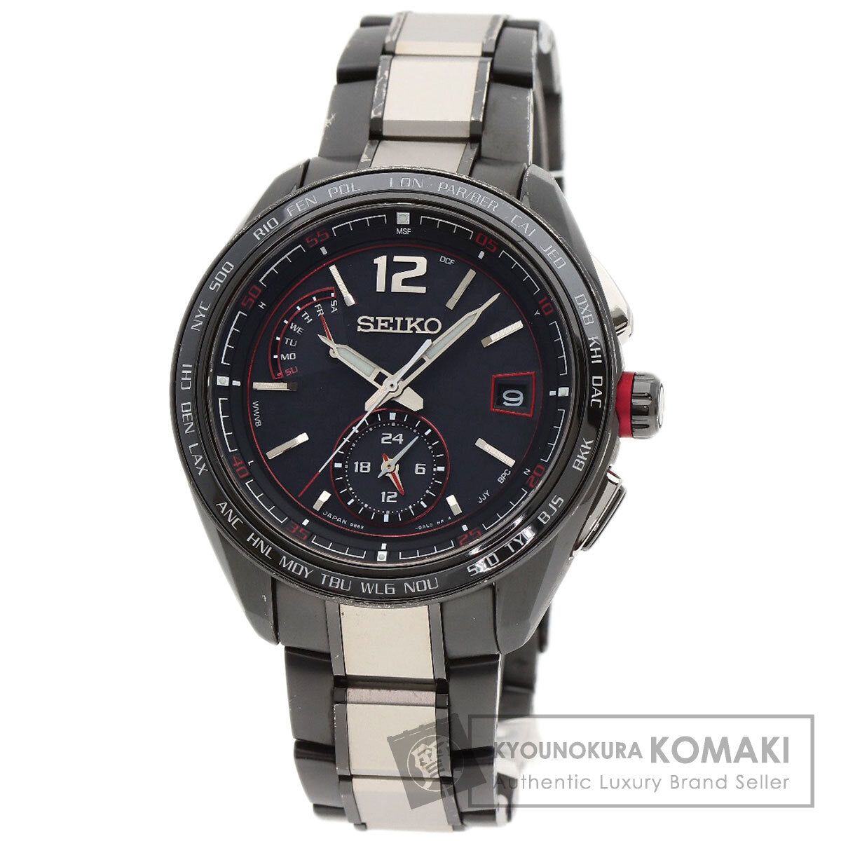 SEIKO Brights Flight Expert Watches SAGA267 8B63-0AS0 titaniumCeramic/titaniumCeramic mens