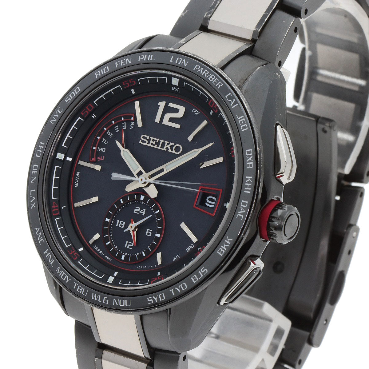 SEIKO Brights Flight Expert Watches SAGA267 8B63-0AS0 titaniumCeramic/titaniumCeramic mens