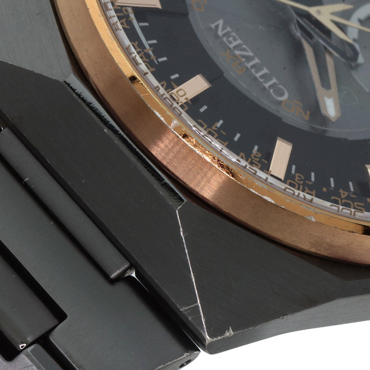 CITIZEN Eco Drive Satellite Wave Watches F100-T021425 CC2004-59E Titanium/Titanium mens