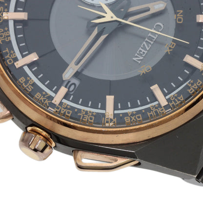 CITIZEN Eco Drive Satellite Wave Watches F100-T021425 CC2004-59E Titanium/Titanium mens