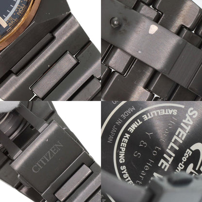 CITIZEN Eco Drive Satellite Wave Watches F100-T021425 CC2004-59E Titanium/Titanium mens