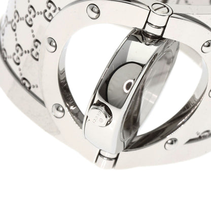 GUCCI Twirl Wide Bangle Watches YA112 Stainless Steel/Stainless Steel Ladies