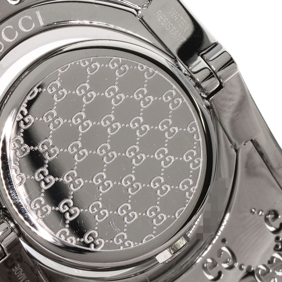 GUCCI Twirl Wide Bangle Watches YA112 Stainless Steel/Stainless Steel Ladies