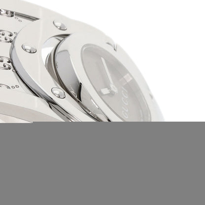 GUCCI Twirl Wide Bangle Watches YA112 Stainless Steel/Stainless Steel Ladies
