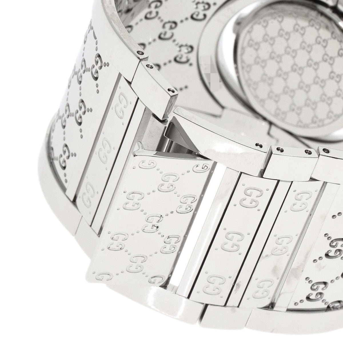 GUCCI Twirl Wide Bangle Watches YA112 Stainless Steel/Stainless Steel Ladies