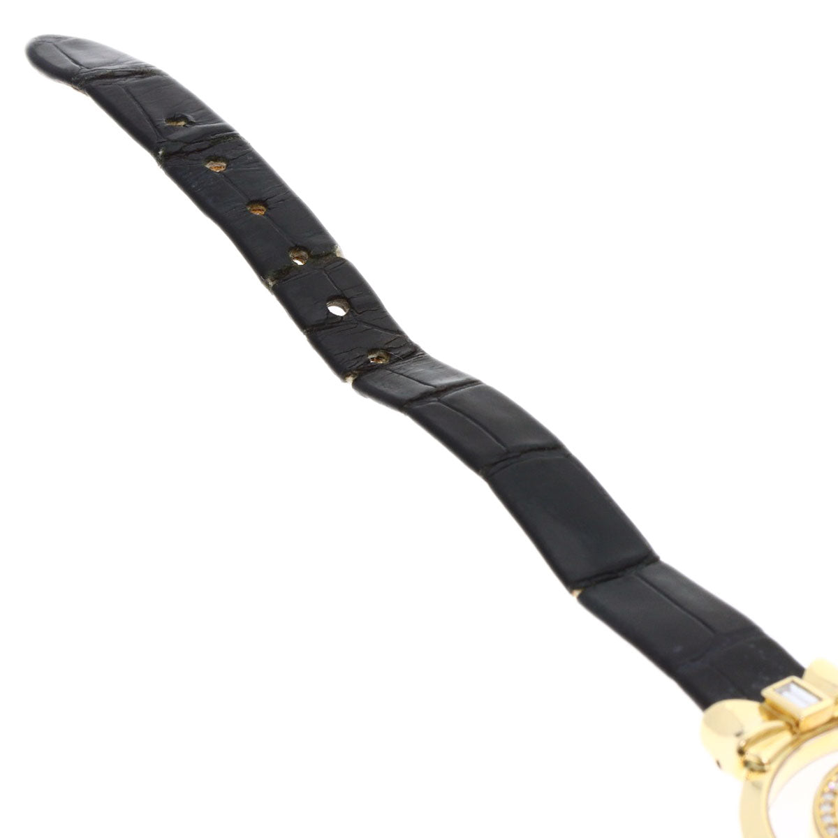 Chopard Happy diamond ribbon 20/5334 Watches 20/5334 K18 Yellow Gold/Leather Ladies