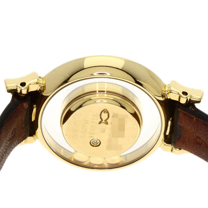 Chopard Happy diamond ribbon 20/5334 Watches 20/5334 K18 Yellow Gold/Leather Ladies