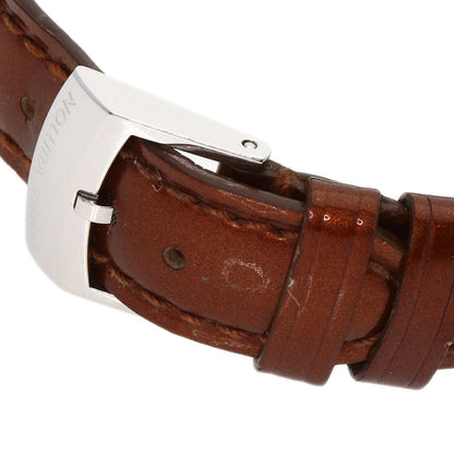 LOUIS VUITTON Tambour Watches Q1211 Stainless Steel/Leather Ladies