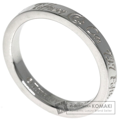 TIFFANY&Co. Notes narrow Ring Silver Ladies [Used]