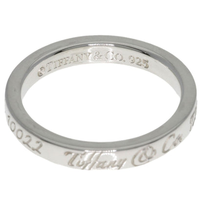 TIFFANY&Co. Notes narrow Ring Silver Ladies [Used]