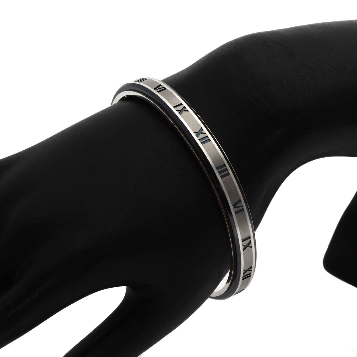 TIFFANY&Co. Atlas bangle Bracelet Silver TitaniumLadies [Used]