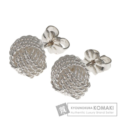 TIFFANY&Co. Somerset Mesh Ball earring Silver Ladies [Used]