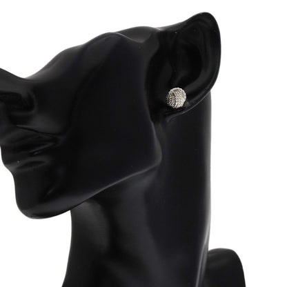 TIFFANY&Co. Somerset Mesh Ball earring Silver Ladies [Used]