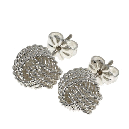 TIFFANY&Co. Somerset Mesh Ball earring Silver Ladies [Used]