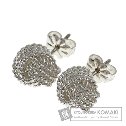 TIFFANY&Co. Somerset Mesh Ball earring Silver Ladies [Used]