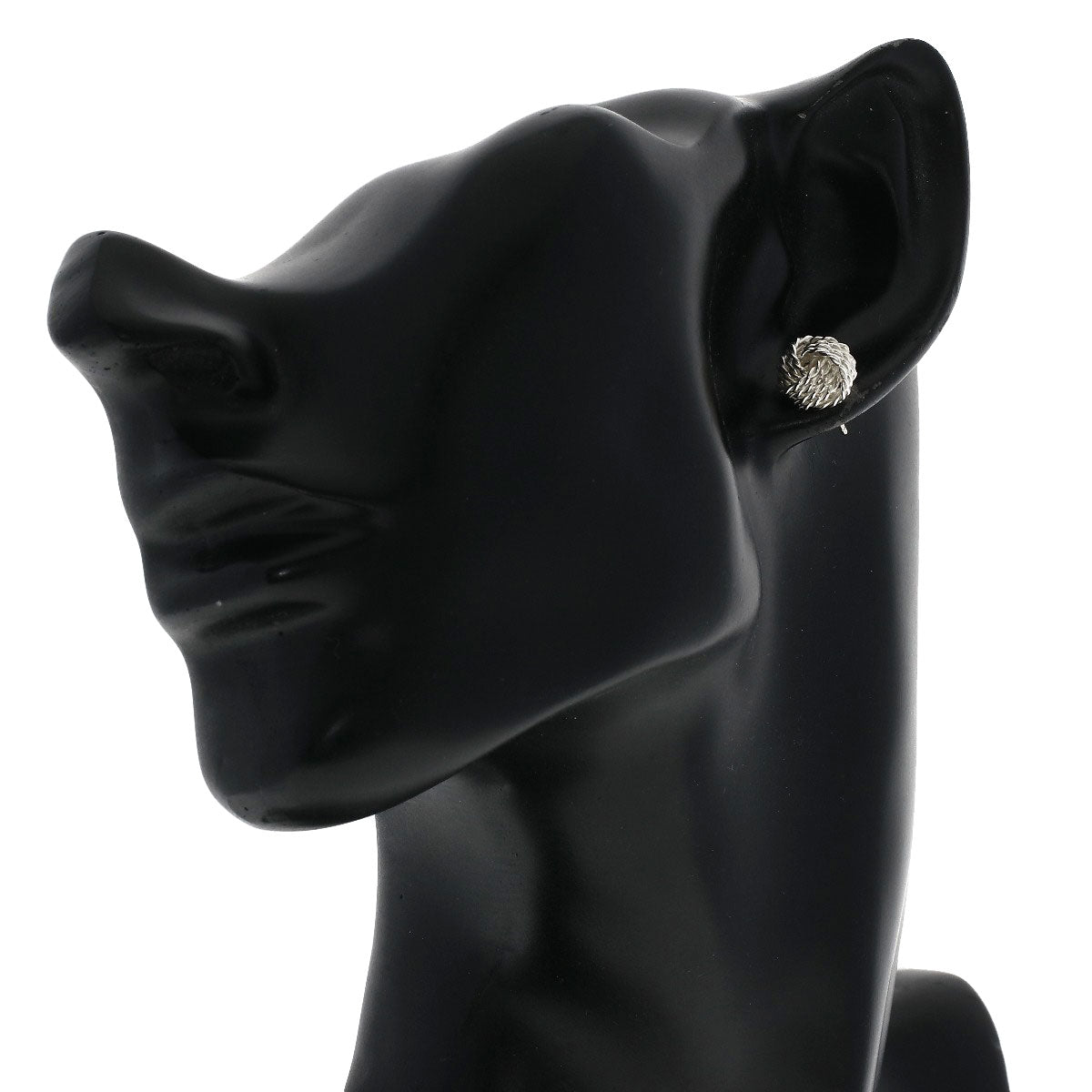 TIFFANY&Co. Somerset Mesh Ball earring Silver Ladies [Used]