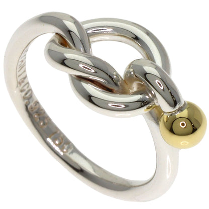 TIFFANY&Co. Love knot Ring Silver 18K Yellow GoldLadies [Used]