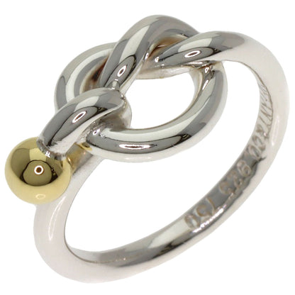TIFFANY&Co. Love knot Ring Silver 18K Yellow GoldLadies [Used]