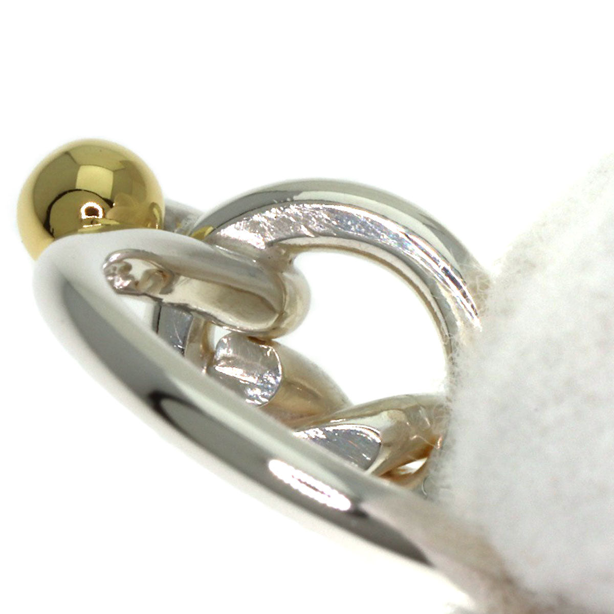 TIFFANY&Co. Love knot Ring Silver 18K Yellow GoldLadies [Used]