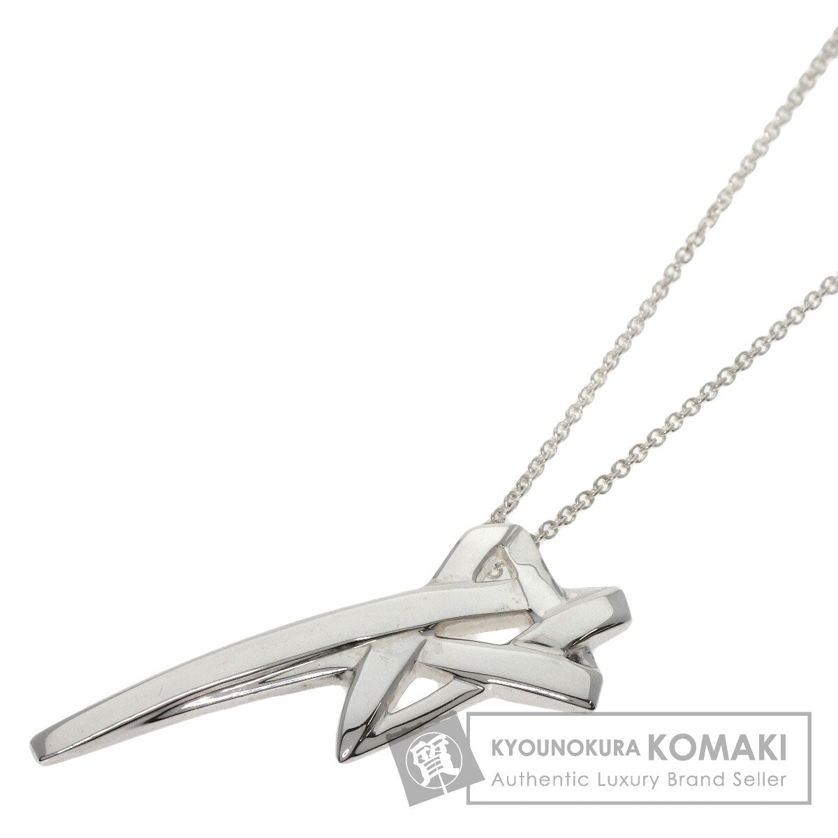 TIFFANY&Co. shooting star Necklace Silver Ladies [Used]