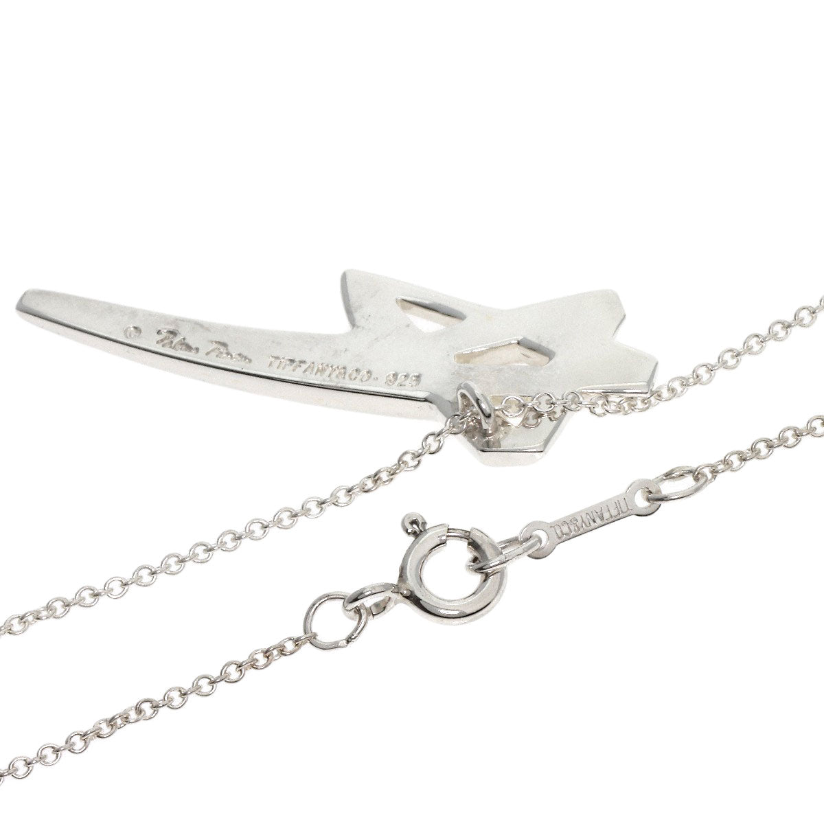 TIFFANY&Co. shooting star Necklace Silver Ladies [Used]