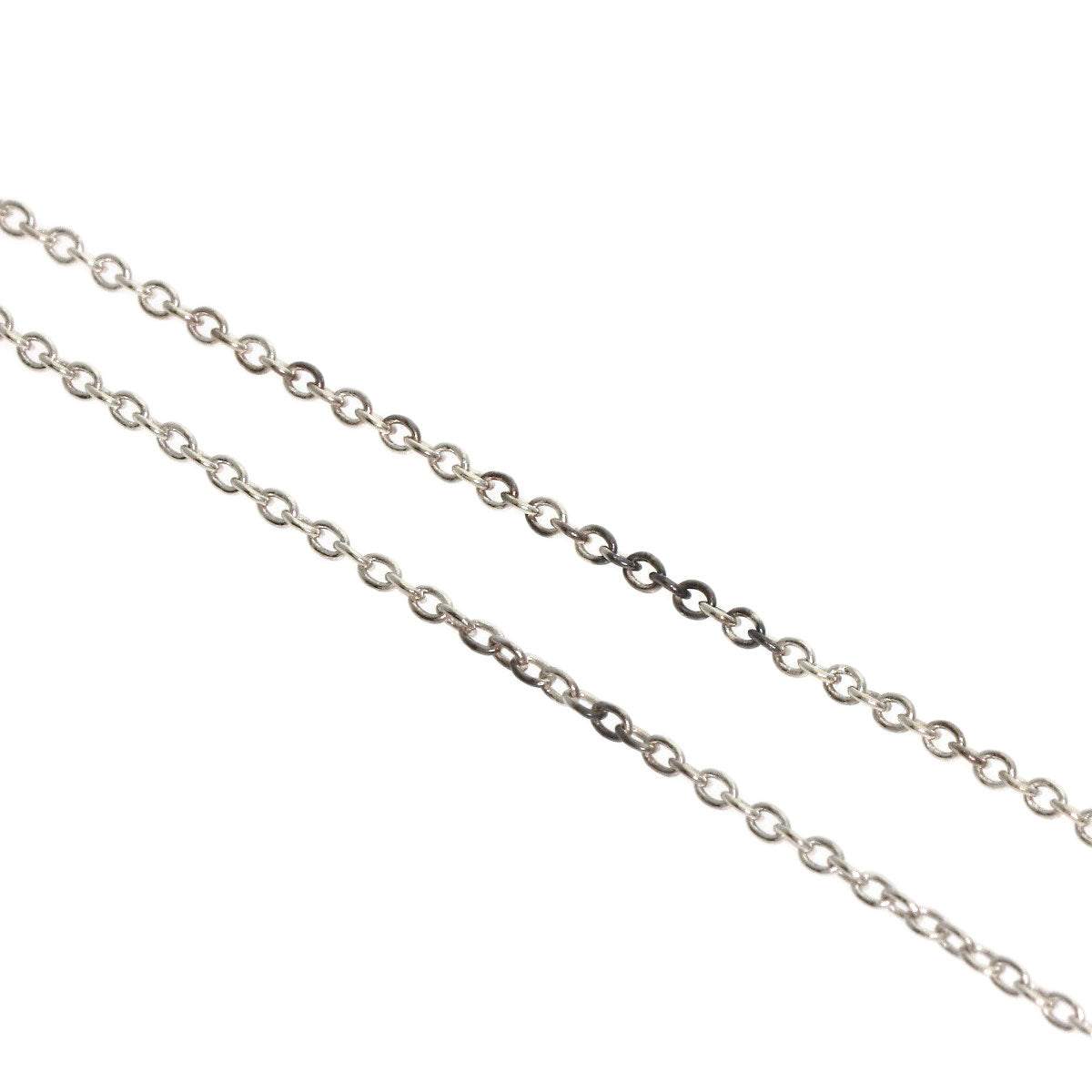 TIFFANY&Co. Open heart Necklace Silver Ladies [Used]