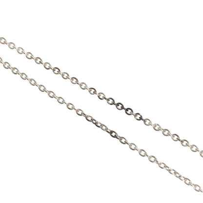 TIFFANY&Co. Open heart Necklace Silver Ladies [Used]