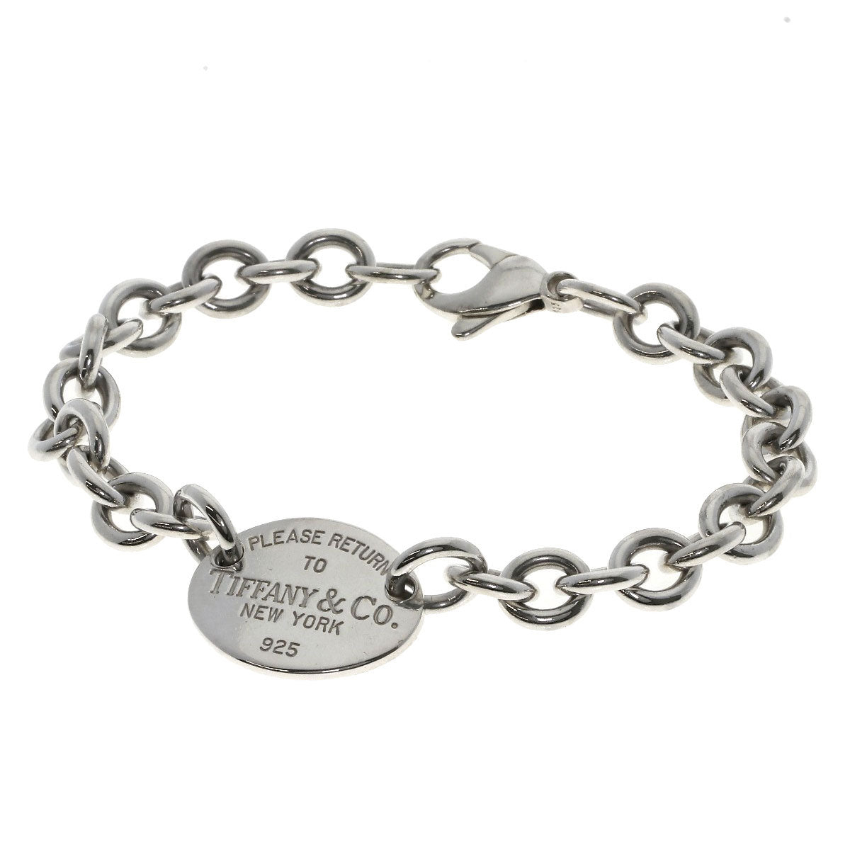 TIFFANY&Co. Return to TIFFANY & Co. Oval Bracelet Silver Ladies [Used]