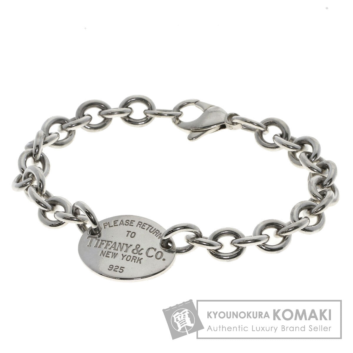 TIFFANY&Co. Return to TIFFANY & Co. Oval Bracelet Silver Ladies [Used]