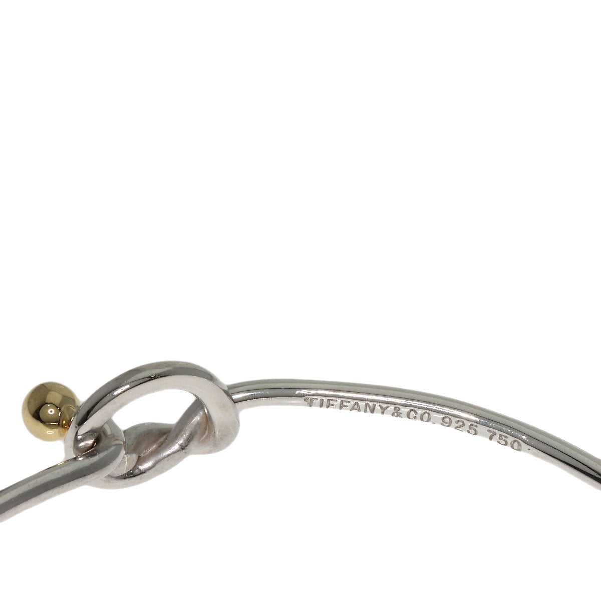 TIFFANY&Co. Love knot Bracelet Silver 18K Yellow GoldLadies [Used]