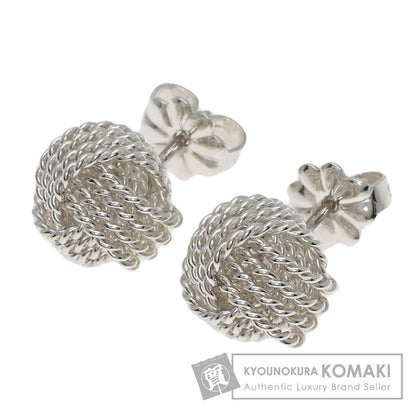 TIFFANY&Co. Somerset Mesh Ball earring Silver Ladies [Used]
