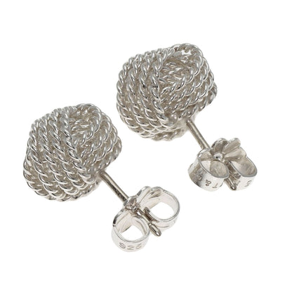 TIFFANY&Co. Somerset Mesh Ball earring Silver Ladies [Used]