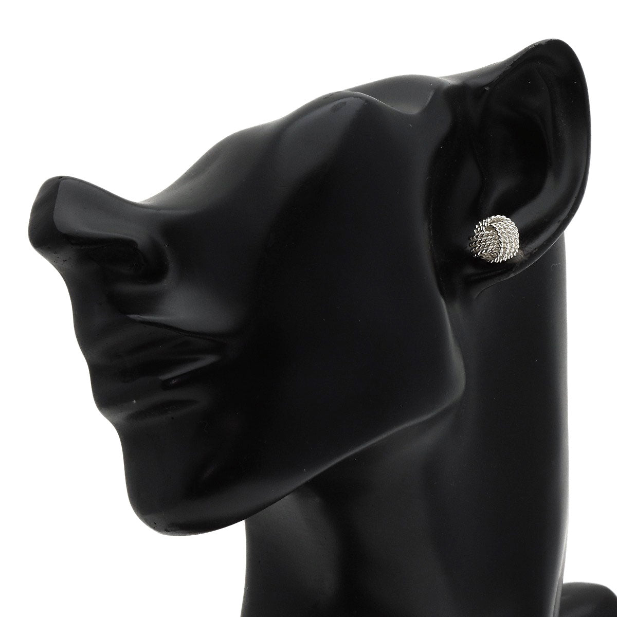 TIFFANY&Co. Somerset Mesh Ball earring Silver Ladies [Used]