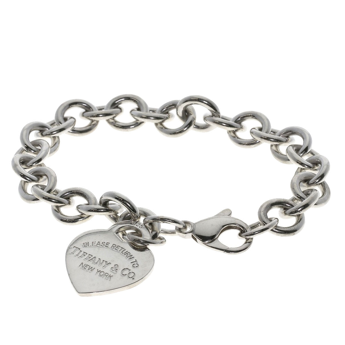 TIFFANY&Co. Return to TIFFANY & Co. Heart tag Bracelet Silver Ladies [Used]