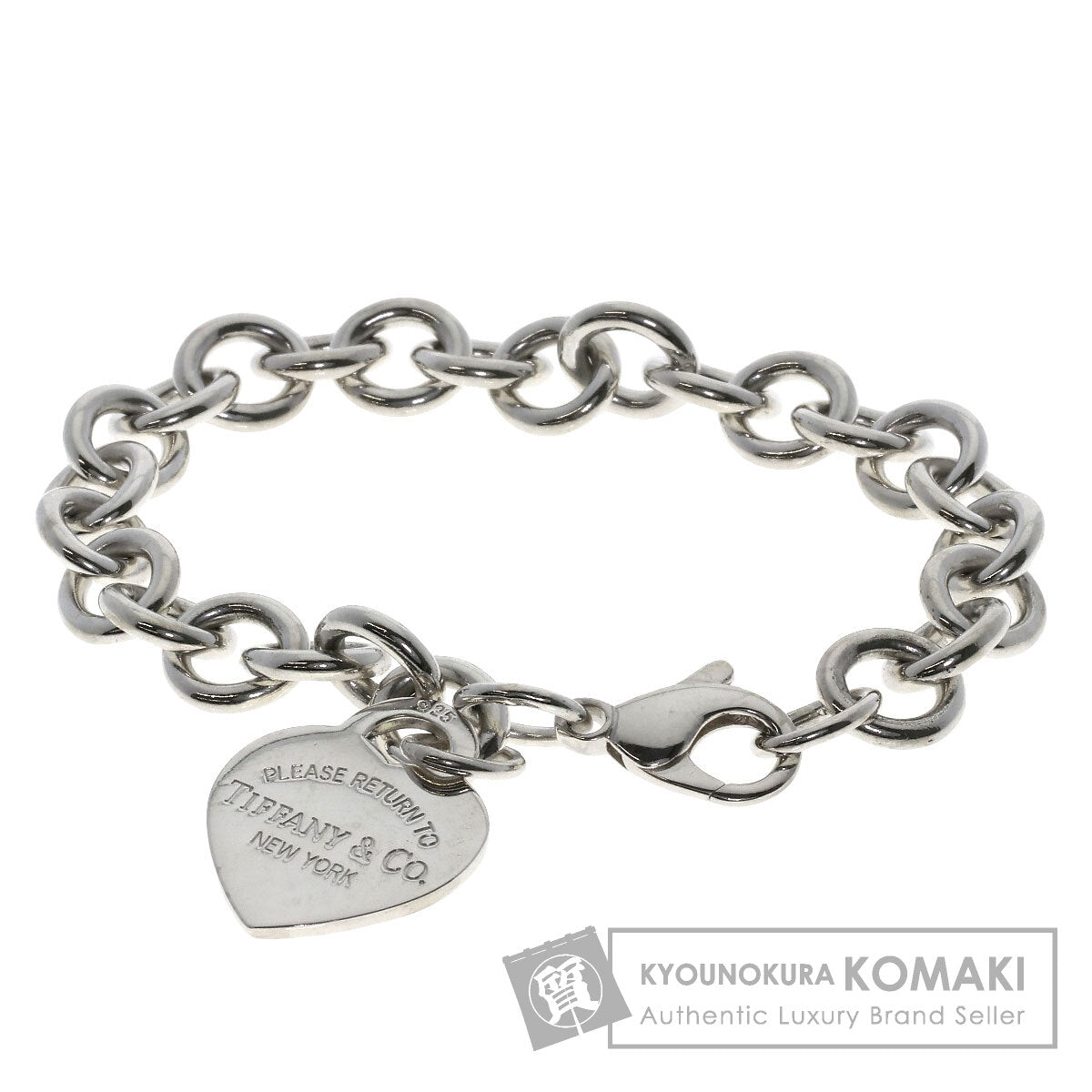 TIFFANY&Co. Return to TIFFANY & Co. Heart tag Bracelet Silver Ladies [Used]
