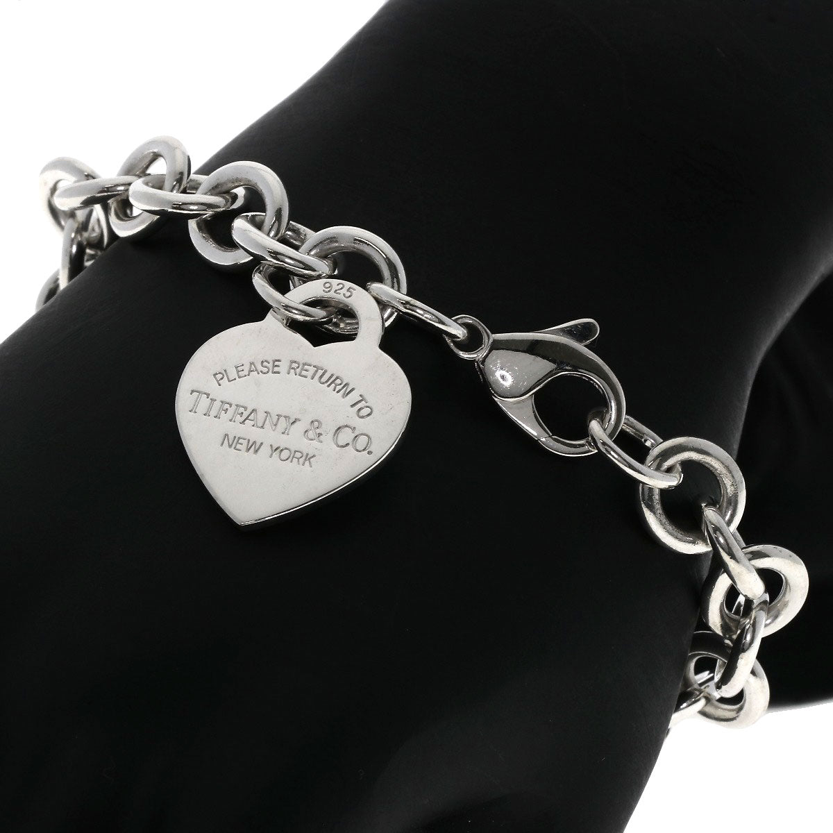 TIFFANY&Co. Return to TIFFANY & Co. Heart tag Bracelet Silver Ladies [Used]