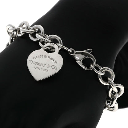 TIFFANY&Co. Return to TIFFANY & Co. Heart tag Bracelet Silver Ladies [Used]