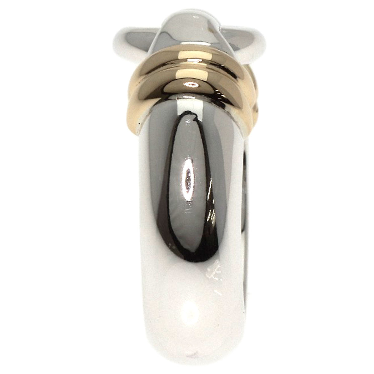 TIFFANY&Co. Vintage circle Ring Silver 18K Yellow GoldLadies [Used]