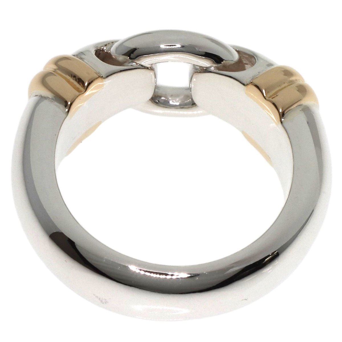 TIFFANY&Co. Vintage circle Ring Silver 18K Yellow GoldLadies [Used]